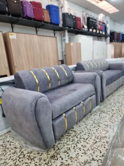 Conjunto 3+2. Reinal Gris-Dorado