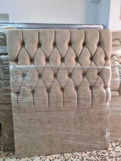 Cabecero Pitágoras Botón Crema (110cm)