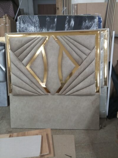 Cabecero Cruzco Caramelo BT-Dorado (160cm)